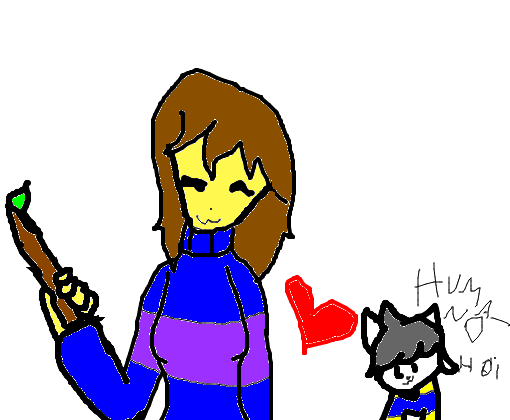 frisk and temmie