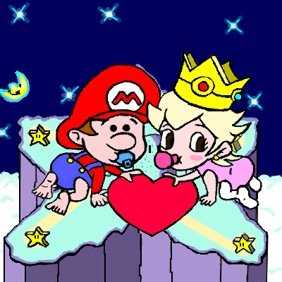 Baby Mario e Baby Peach