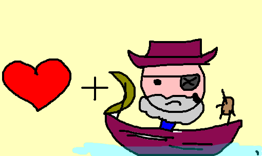coração pirata