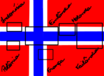 Noruega,bandeira multiuso