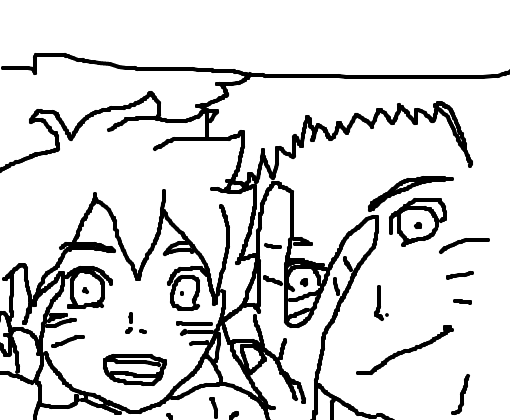 Boruto e Sasuke - Desenho de liam_uchiha - Gartic