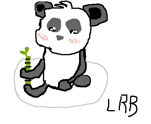 Panda Kawaii - Desenho de luarangel_11 - Gartic