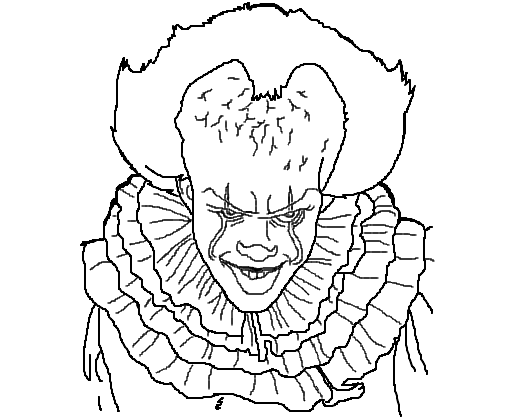 Pennywise 2017 Page Coloring Pages