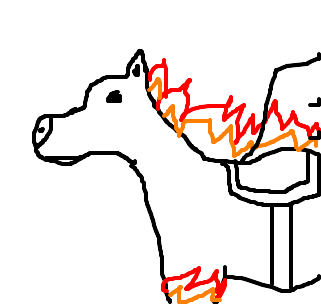 cavalo de fogo