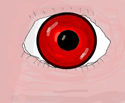 Olho Vermelho visto a Olho Nu