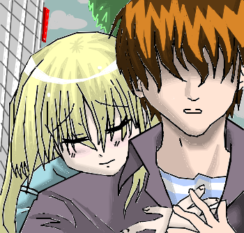 Anime Couples-hug