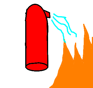 extintor de incêndio