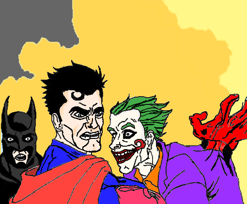 Joker vs Super Man