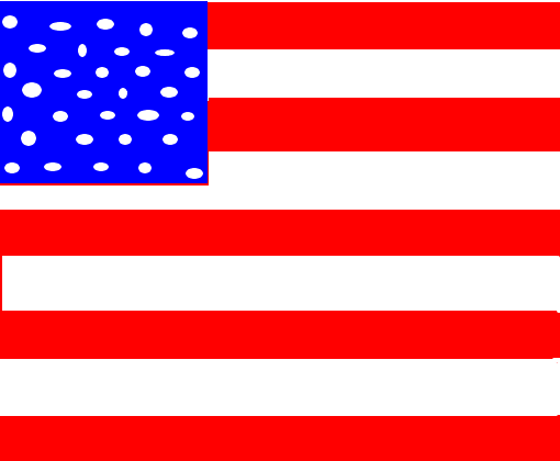 Bandeira dos Estados Unidos (EUA) 
