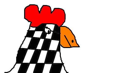 Frango-xadrez - Desenho de diandressa - Gartic