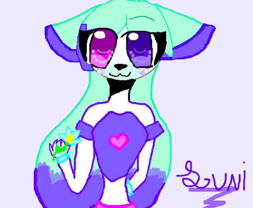 Minha Nova Oc Desenho De Lunithefox Gartic 1636