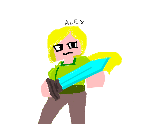 Alex-Minecraft - Desenho de majorblack - Gartic