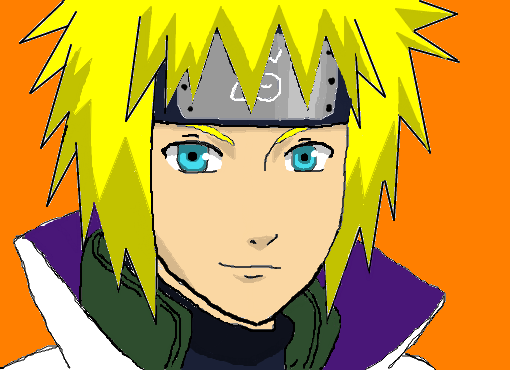 COMO DESENHAR Minato Namikaze (Yondaime Hokage)