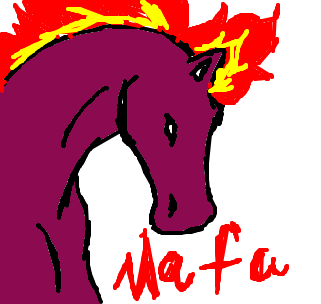 Cavalo de fogo - Desenho de johnnyb_goode - Gartic