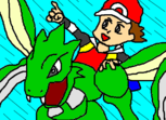 - Let's fly, Scyther!