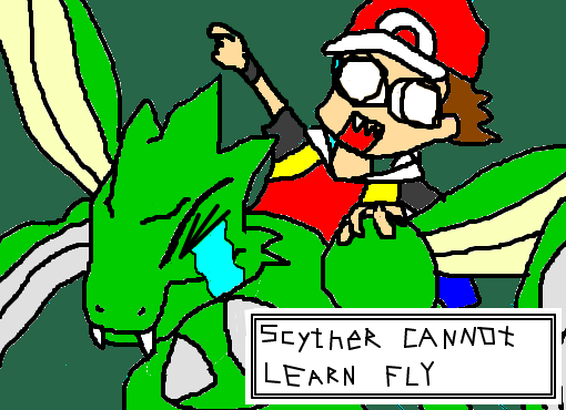 Scyther cannot learn Fly...