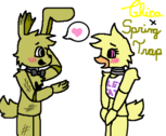 Chica x Sprintrap p/ SpringTrap_Chica