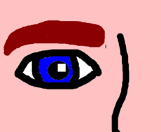 olho  azul