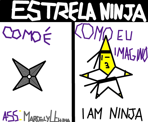Tirinha:Estrela Ninja