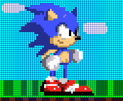Sonic correndo - Desenho de ifarofabr - Gartic