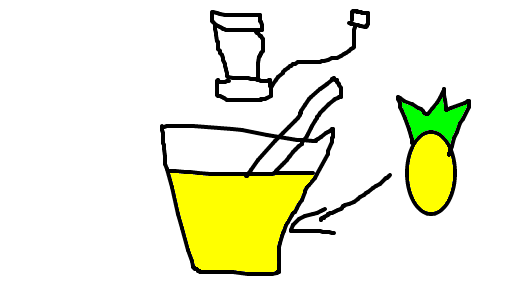 suco de abacaxi