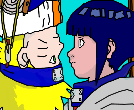 Naruto e Hinata <3 (pintado) - Desenho de caveranegra - Gartic