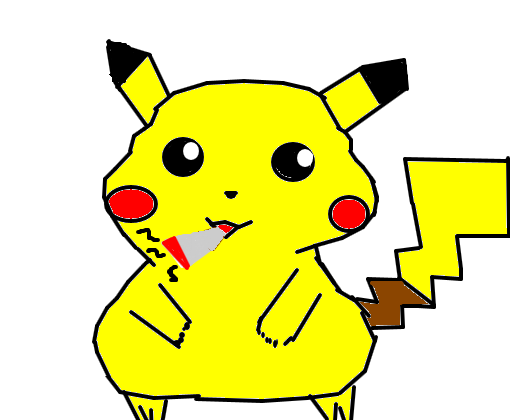 Pikachu fumante
