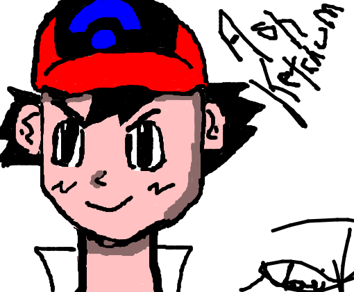 Como desenhar o Ash - Pokemon 