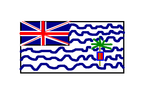 bandeira do território britânico do oceano índico