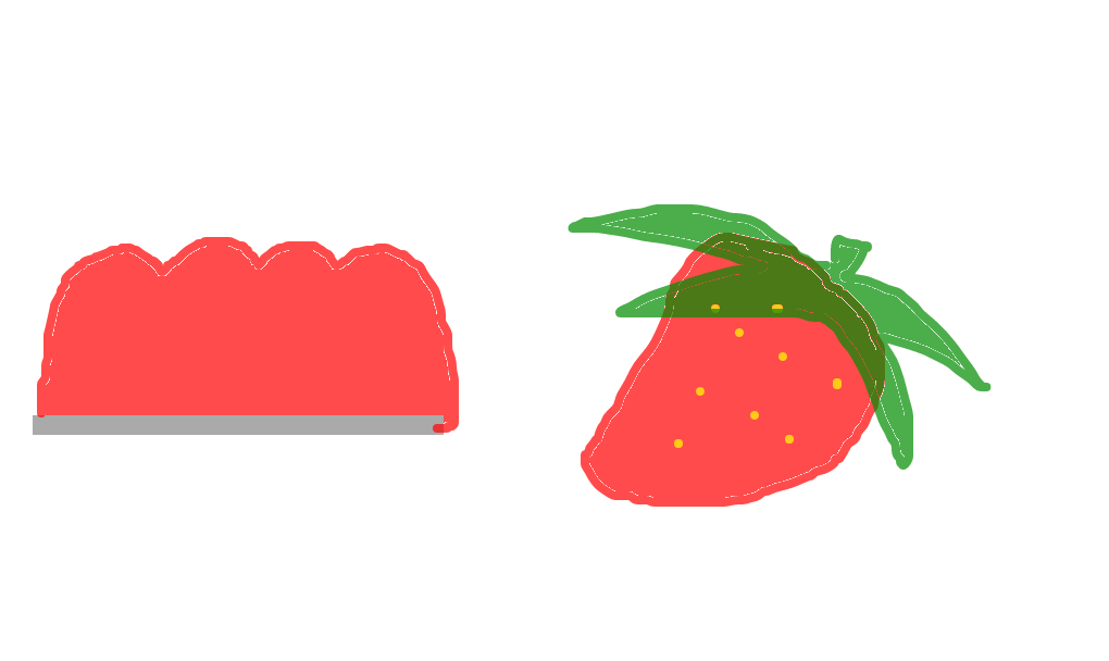 gelatina de morango