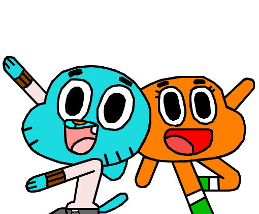 Desenhos de Gumball - Como desenhar Gumball passo a passo