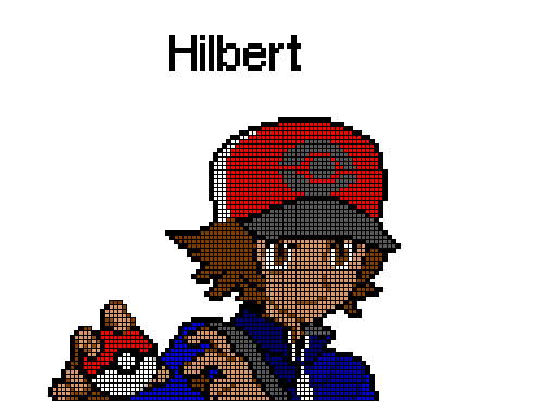 Hilbert. Pixel Art.