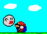 Mario. Pixel Art.
