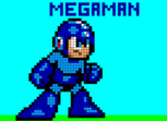 Megaman. Pixel Art.