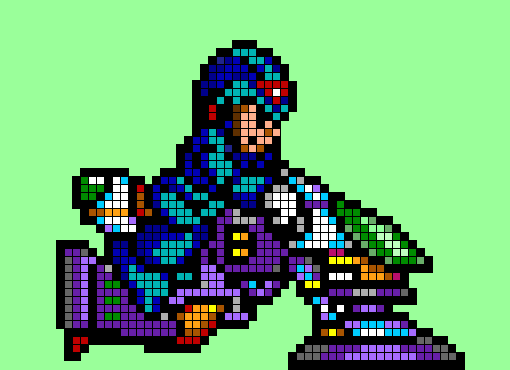 Megaman X2. Pixel Art.