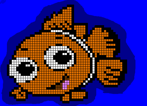 Nemo. Pixel Art.