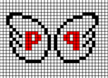 P Wing Power up. Pixel Art.