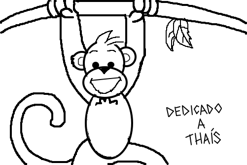 Desenho de macaco  Desenho Para Desenhar