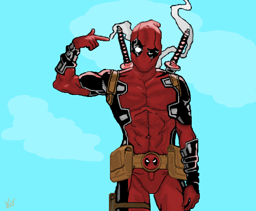 Deadpool - Desenho de mel_kitsune - Gartic