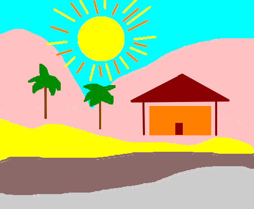 casa no deserto