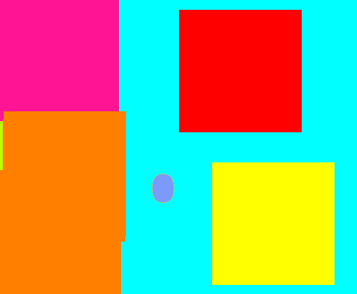 quadrados coloridos