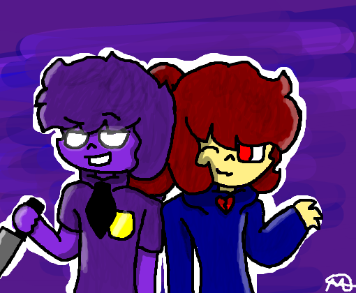 eu e purple guy p/minha amiguinha