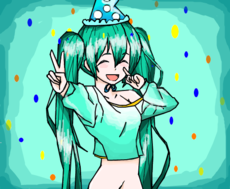 Miku Hatsune Happy Birthday
