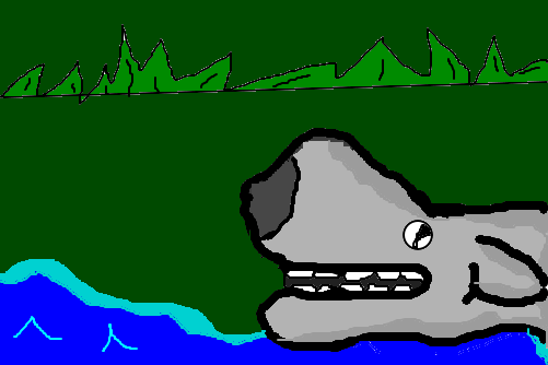 Hipopotamo \\\\\\\\\\\\\\ eu ia tentar desenhar a Moby Dick