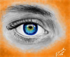 Olho azul