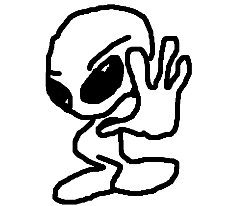 Desenhos de aliens  Aliens desenho, Desenhos, Aliens