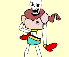 ''Hey human,it's me side,the Great Papyrus''