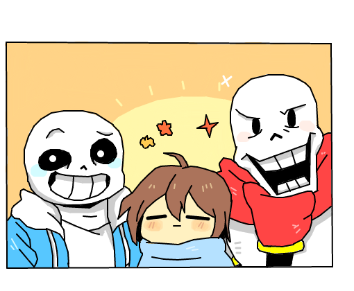 Sans Papyrus e Frisk