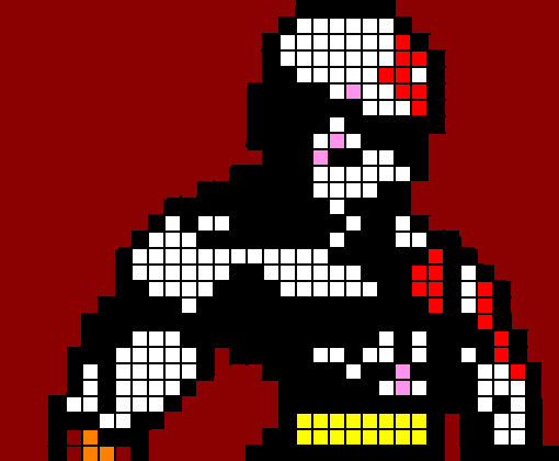 Kratos Pixel Art