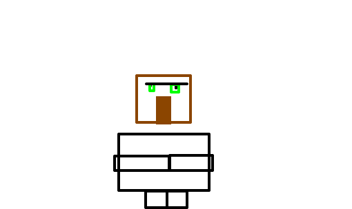 Aldeão do Minecraft - Desenho de matheus1105 - Gartic